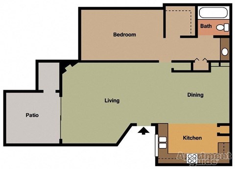 two bedroom floor plan | the madison at ballston station
